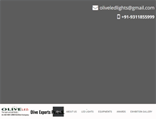 Tablet Screenshot of oliveledlights.com